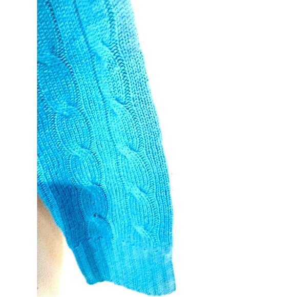 Ralph Lauren 100% Cashmere Cardigan Black Label Collection Blue XS - Picture 3 of 10